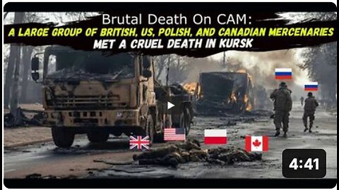 "Russian Marines Decimate British, U.S., Polish, Canadian Mercenaries in Kursk"