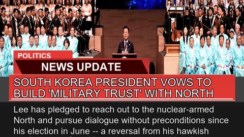 South Korea President Vows to Build Military Trus