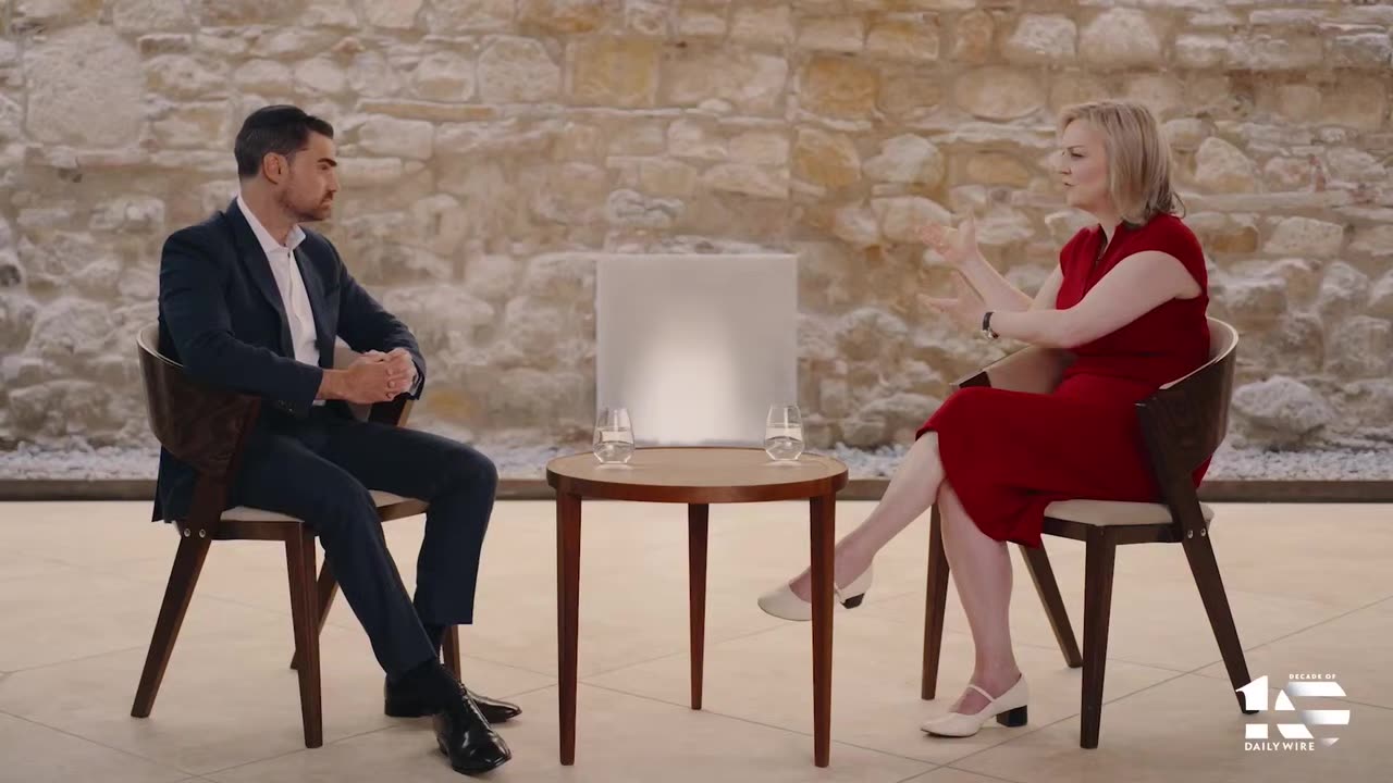 Liz Truss chats with an Elephant in the Room