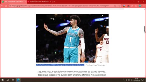 NBA multa LaMelo Ball em R$ 188 mil após gesto obsceno em derrota dos Hornets.mp4