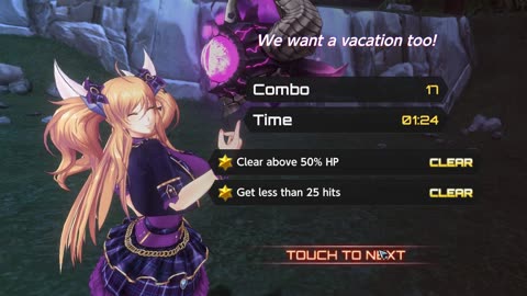 Onisaki Purple Idol / Intro, Outro, Dialog, PvP, Ultimate Attack / Action Taimanin
