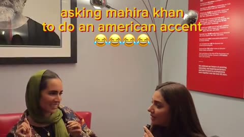 After the stag she give me interview