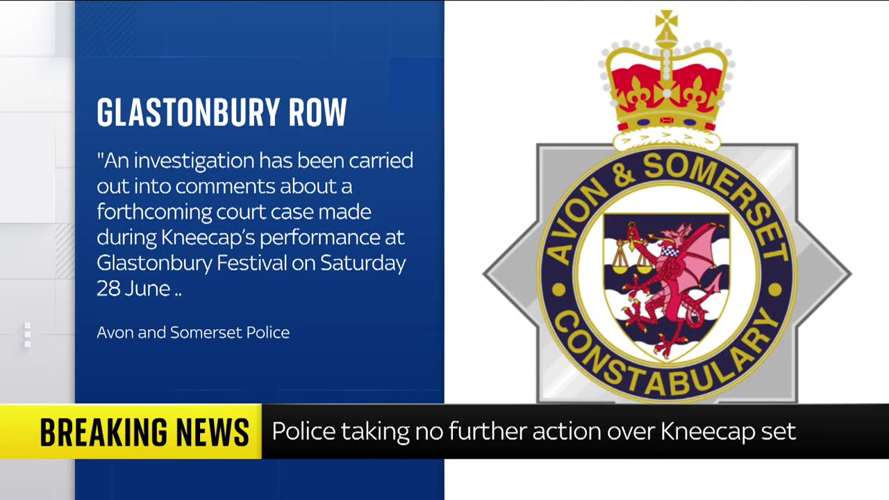 Police drop criminal case after investigating Kneecap's Glastonbury show