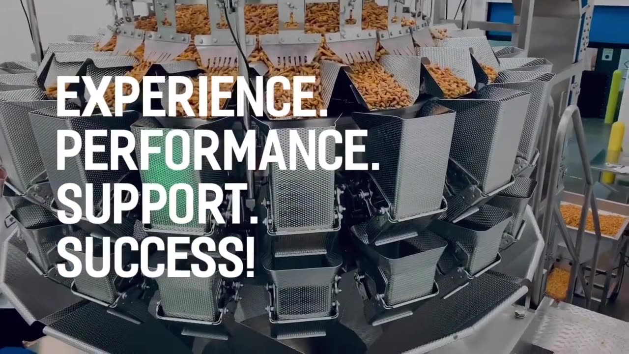 Automatic PRECUT CHIPS Packing Machine @ 20lbs - High Tek USA’s 14 Head 7.5L Weigher | Hightek USA