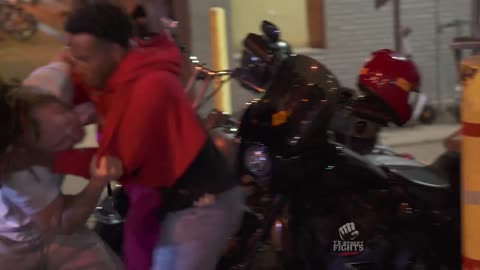 Brawl, Fights break out Downtown ATX #fight #brawl #texas
