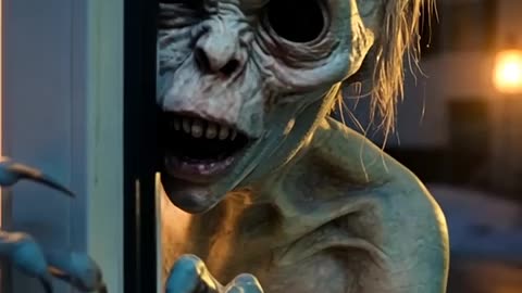 Viral: Look at me at night...! #horror #shorts #scary #monster