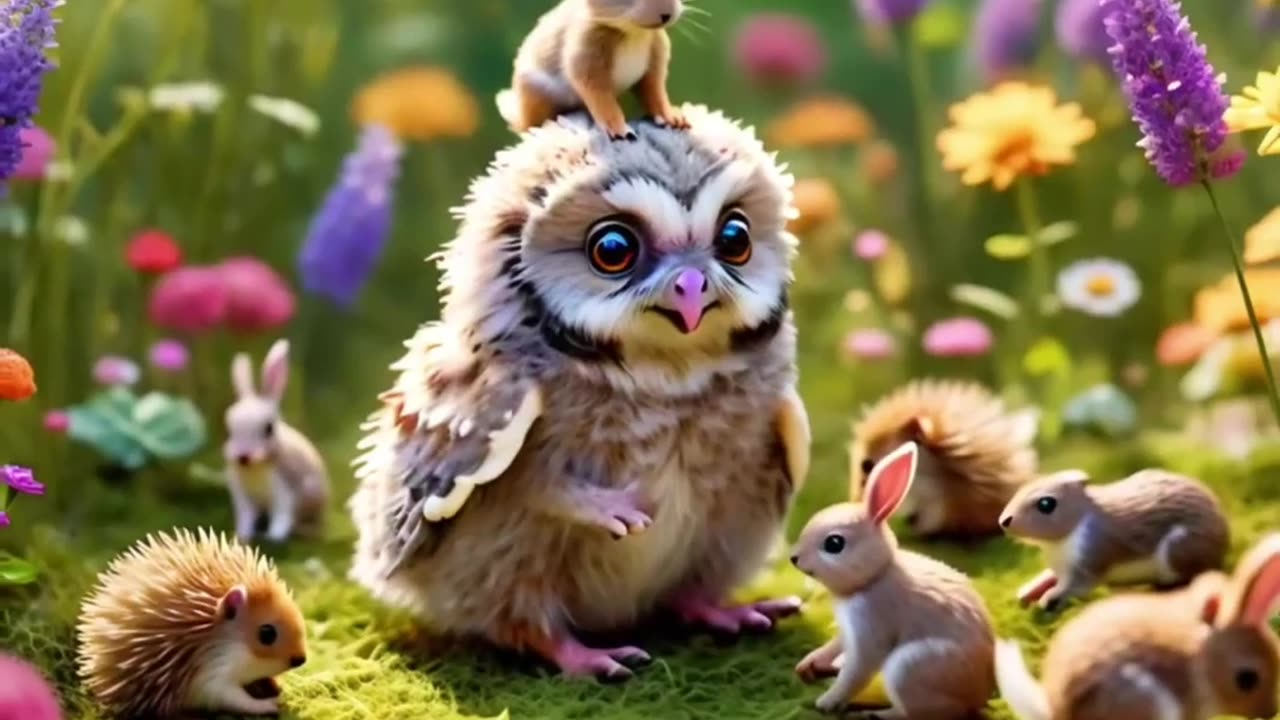 Nurturing Wisdom- A Soothing Owl's Lullaby
