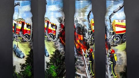 🚑🎨 Ukraine Russia War | Ukrainian Emergency Services Paint 30mm Shells | RCF