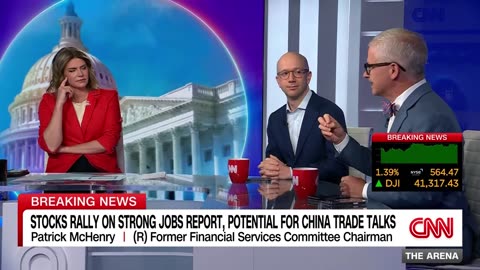 Stocks rally as China signals potential trade talks in the wake of a strong jobs report
