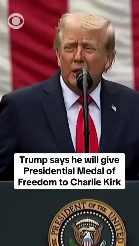 Charlie Kirk the Presidential Medal of Freedom | 🤔 Signs point that Trump knew it would occur
