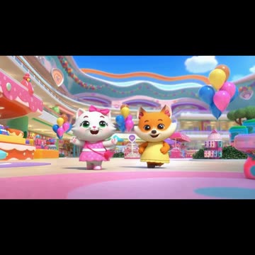 🎵 Do Natkhat Saheliyan – Funny Shopping Story for Kids (Hindi 3D Animation)