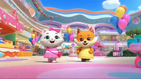 🎵 Do Natkhat Saheliyan – Funny Shopping Story for Kids (Hindi 3D Animation)