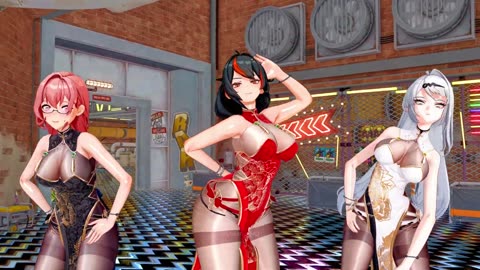 Yanagi⭒Zhuyuan⭒Yixuan / Zenless Zone Zero MMD / STEP #zzzero