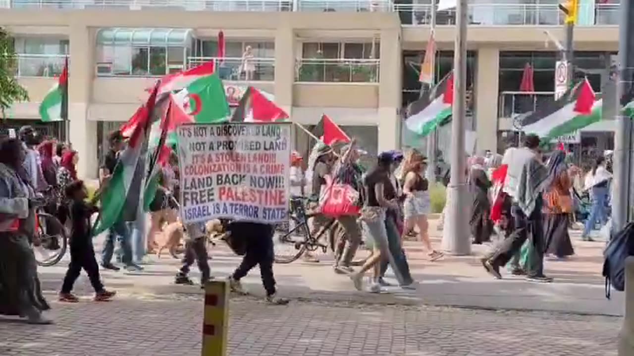 Toronto Canada. And people wonder why surrounding Countries won’t take them in.