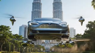 #Tesla makes hovering car real #aviation dream #AeroArduino