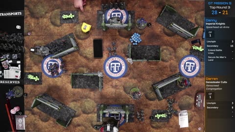 Warhammer 40k Battle Report: NEW Imperial Knights VS Genestealer Cult