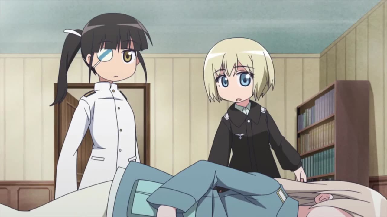 Strike Witches: 501st Joint Fighter Wing Take Off! - Eila sick