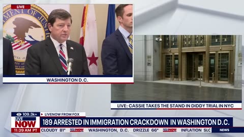 Major Bust: 189 arrested in immigration crackdown in DC