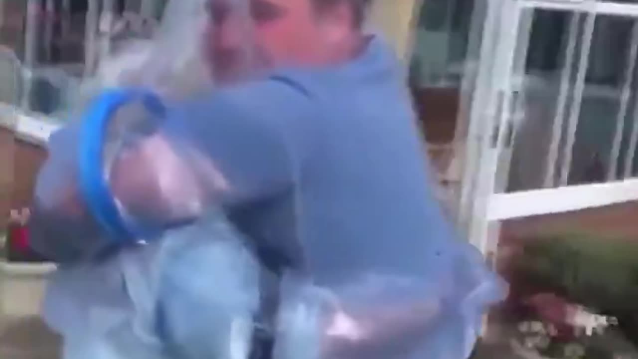 When propaganda replaces truth, people hug through plastic