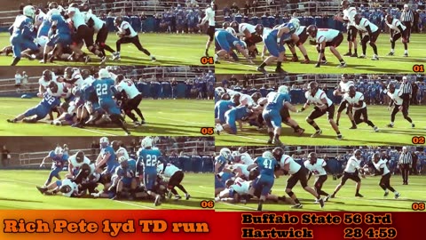 Prototype 363: Buffalo State's Rich Pete 1yd TD run vs Hartwick