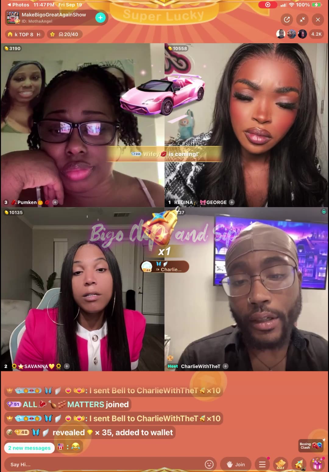 Make Bigo Great Again segment about Aries from the TomCats son missing 9/19/25 #bigoclipandsip