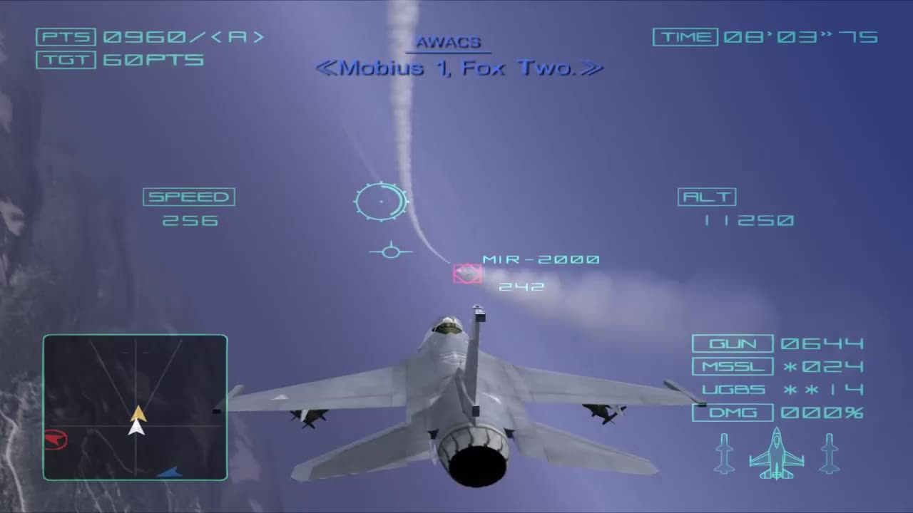Ace Combat 4 Shattered Skies - No Commentary Playthrough - Mission 4 - Normal