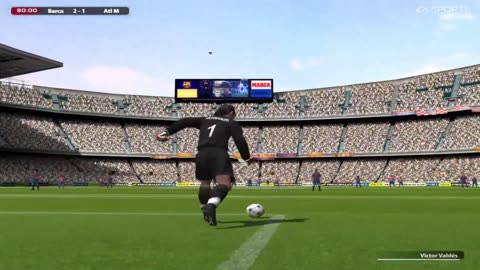 FC Barcelona vs Atletico Madrid | Full Match | FIFA 2005