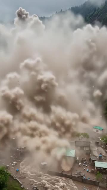 a catastrophic cloudburst in the rugged mountains of Khyber Pakhtunkhwa