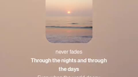 The Love That Never Fades (1)