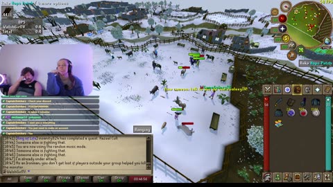#osrs #oldschoolrunescape 100M Drop Party Welsh Girl OSRS