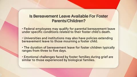 Is Bereavement Leave Available For Foster Parents_Children_ - Better Family Relationships
