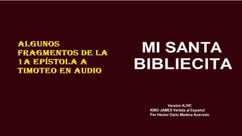 MI SANTA BIBLIECITA 54 1 Timoteo
