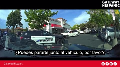 Man shot dead by police after ramming cars