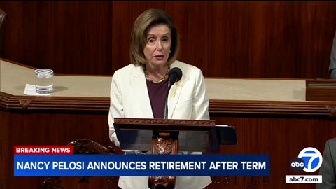 Nancy Pelosi announces retirement