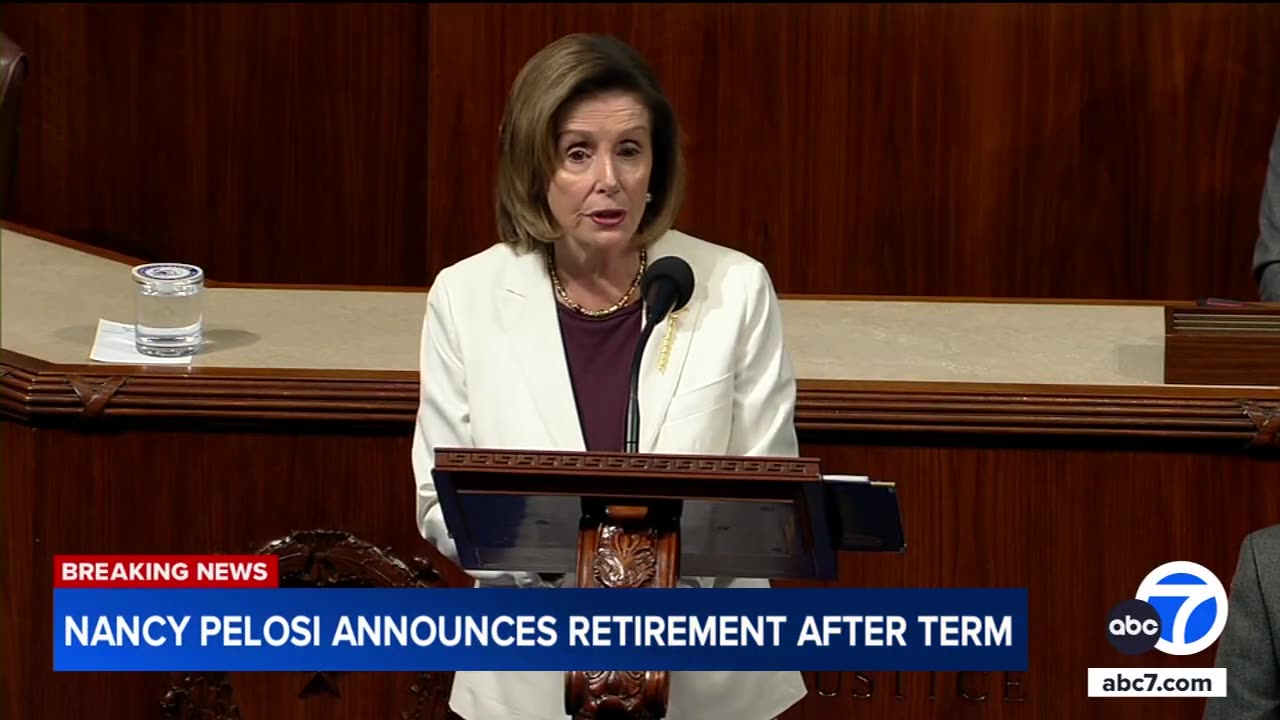 Nancy Pelosi announces retirement