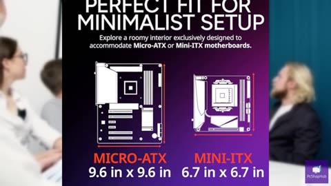 Cooler Master Elite 301 Micro-ATX High Airflow Minimalist PC Case, 365mm GPU Max