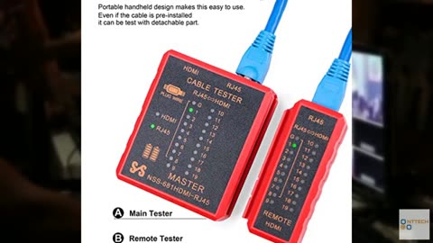 HDMI Tester Portable High Definition Network Cable Tester Checker