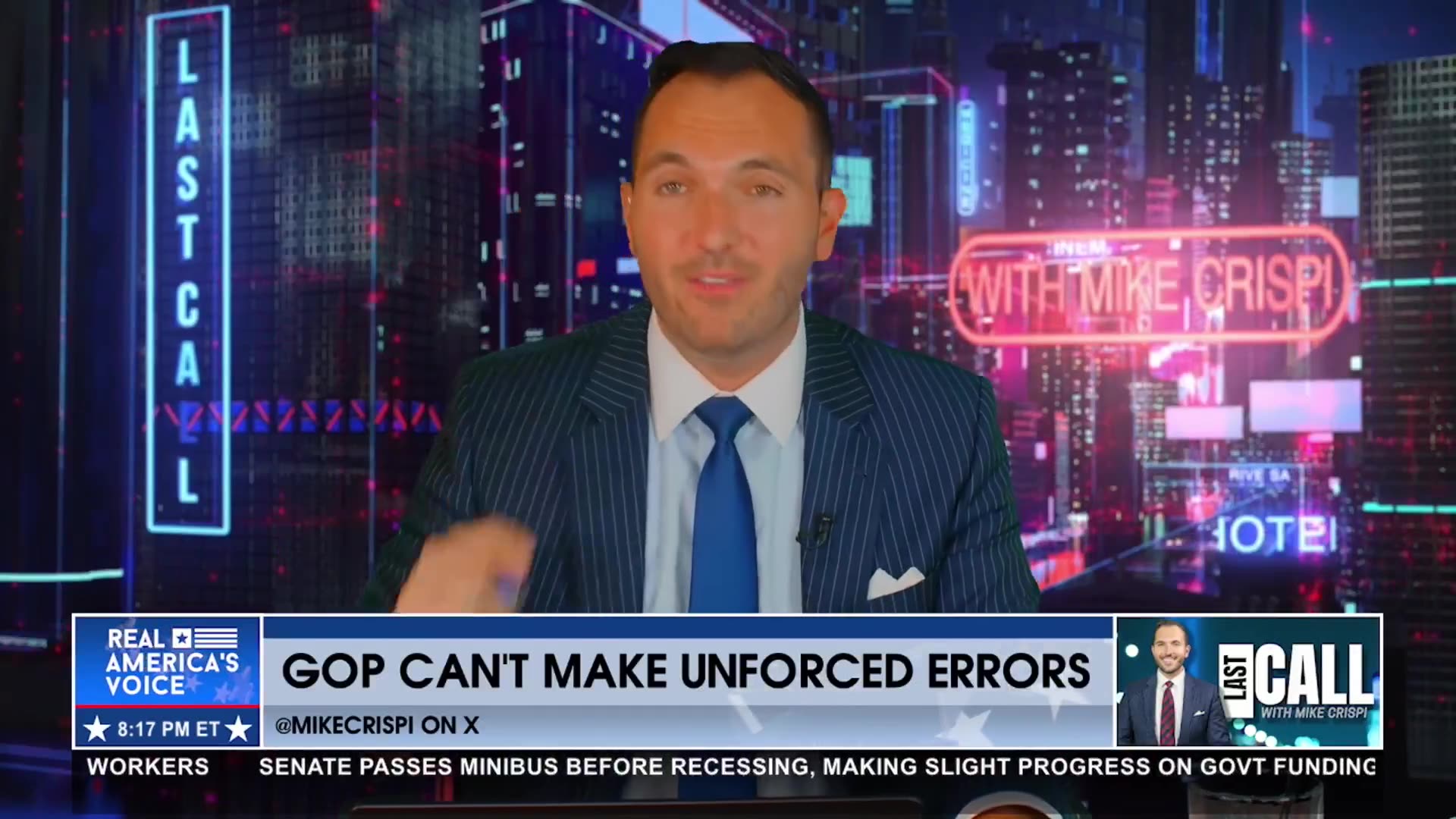 THE GOP: WE CANNOT MAKE UNFORCED ERRORS