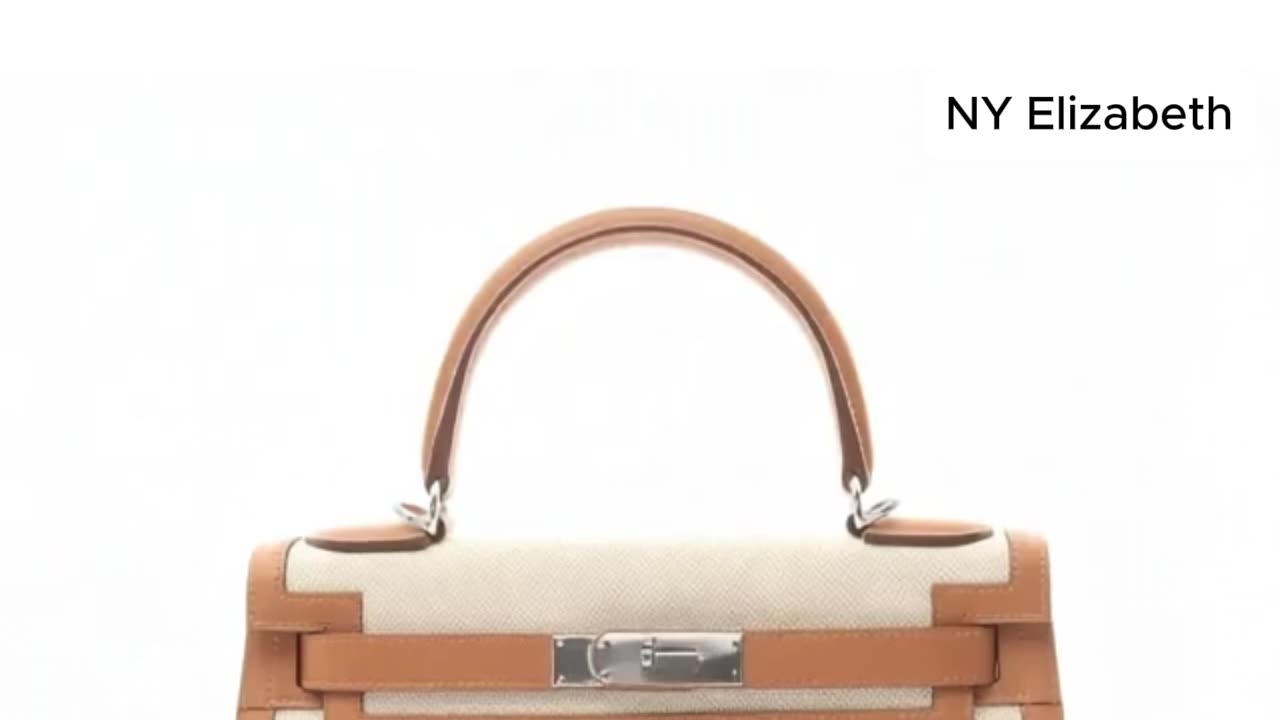 HERMÈS Kelly 28 Handbag – B Toile & Swift Leather Masterpiece! 👜✨