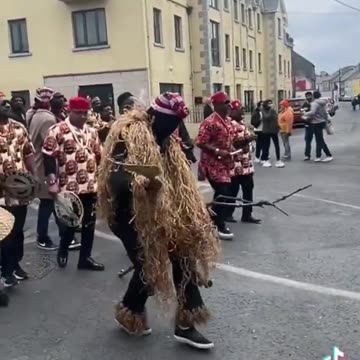 More footage from Ireland on St Patrick's Day. Although it doesn't really look like Ireland.