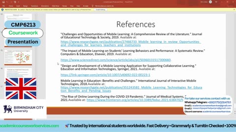 Client Work (Presentation) | CMP6213 Mobile & Wearable App Project |Birmingham City University UK