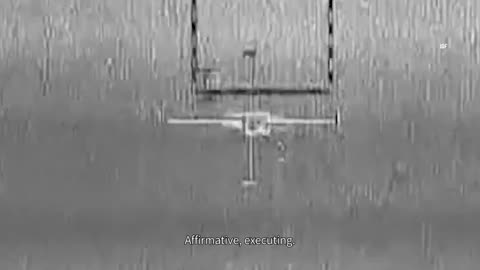 Israel Defense Forces from air and naval units take out drones from iran