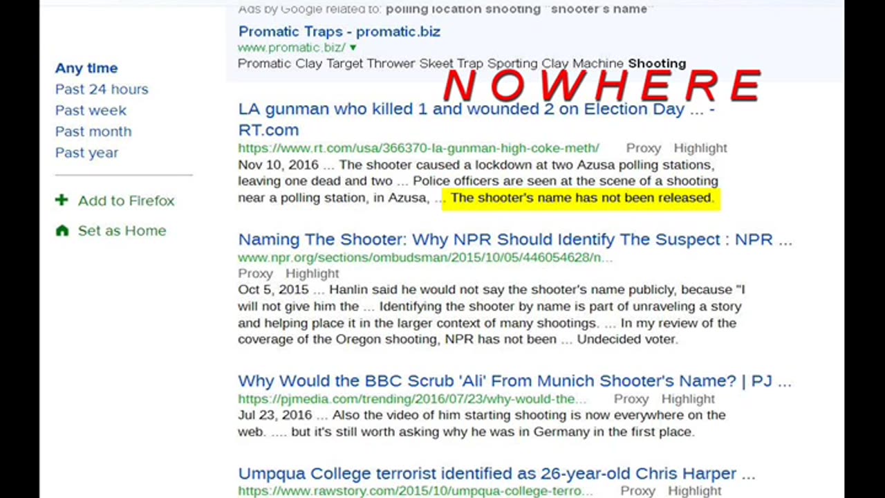 Azusa Voting-Day Rampage FAKE - Shooting the Dead for Fraud Gun Laws