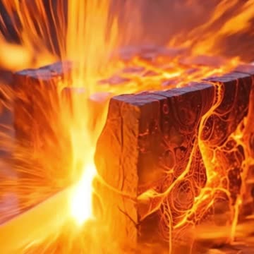 Lava Cube Cutting ASMR