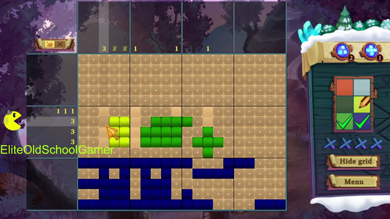 Adventure Mosaics Winter Holiday - Review and Walk-through - Level 17 - April 2025