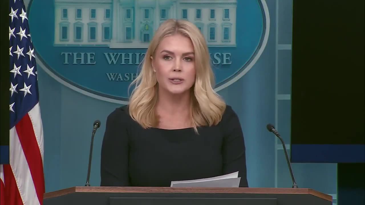 🚨🔥Karoline Leavitt: "Border Patrol apprehensions were lower...