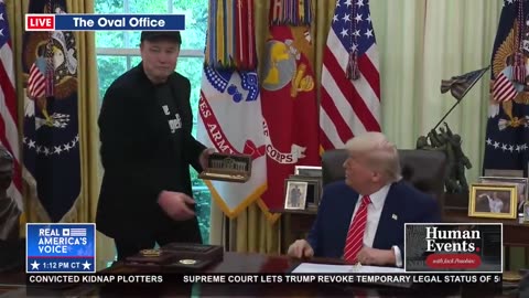 POTUS THANKS ELON WITH A GOLDEN GIFT