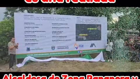 Inicio de obra de pavimentación de la vía entre el corregimiento de Orihueca y la Gran Vía