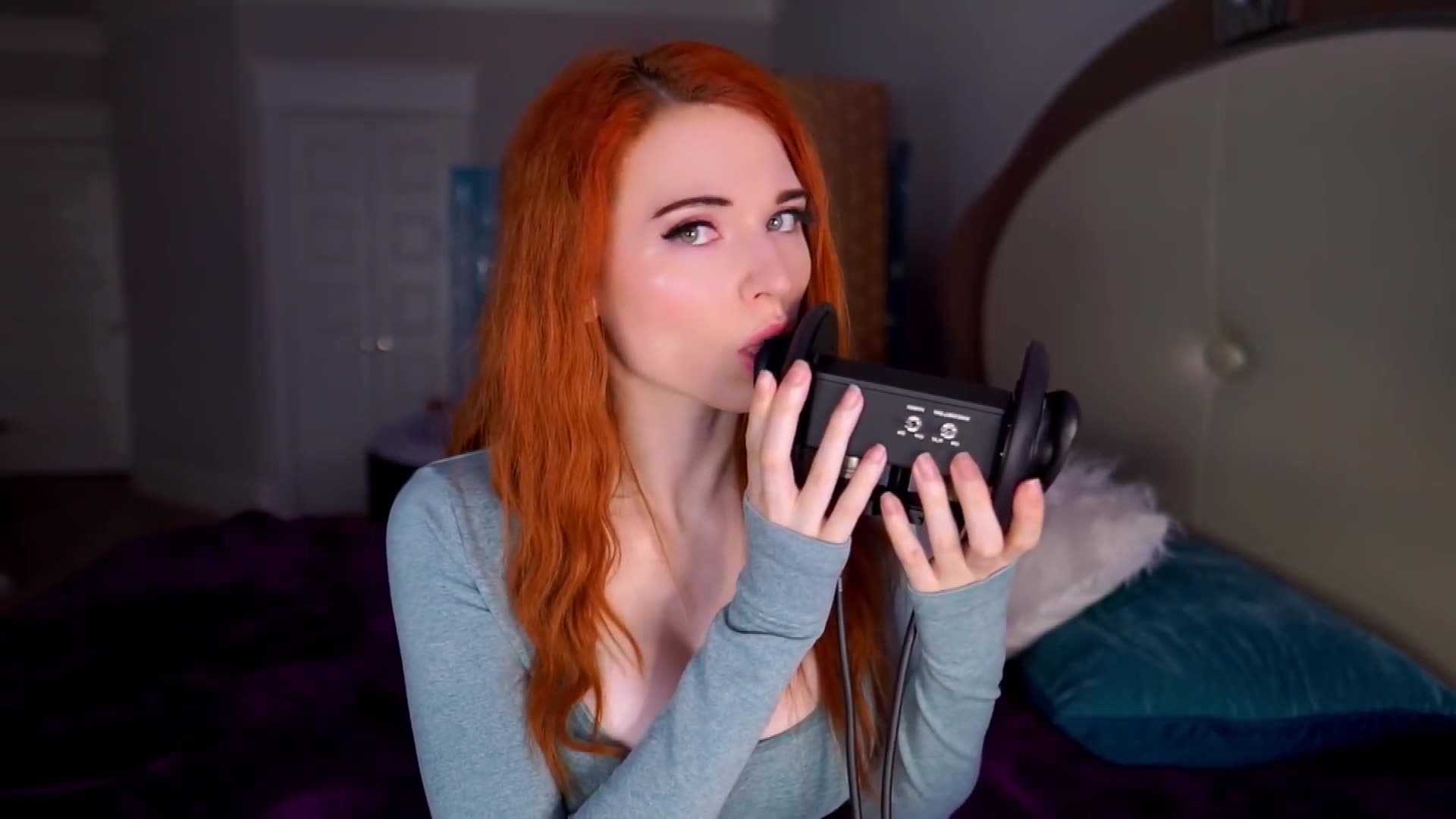 Intense Ear Licking and Kissing ASMR | Amouranth ASMR