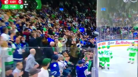 Maple Leafs C #11 Max Domi🥅(6)🏒Slap-Shot Goal🍀☘️🍀 uniforms ☘️🍀☘️